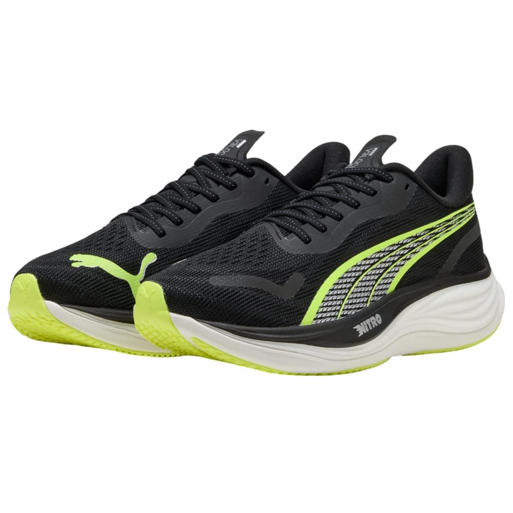 Puma Кроссовки мужские Velocity Nitro 3 Черный Желтый Предупреждение 377748-18