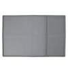 Coffee Machine Bar Mat Heat Insulation Silicone Dual Zone Drying Mat and Drip Tray for Kitchen