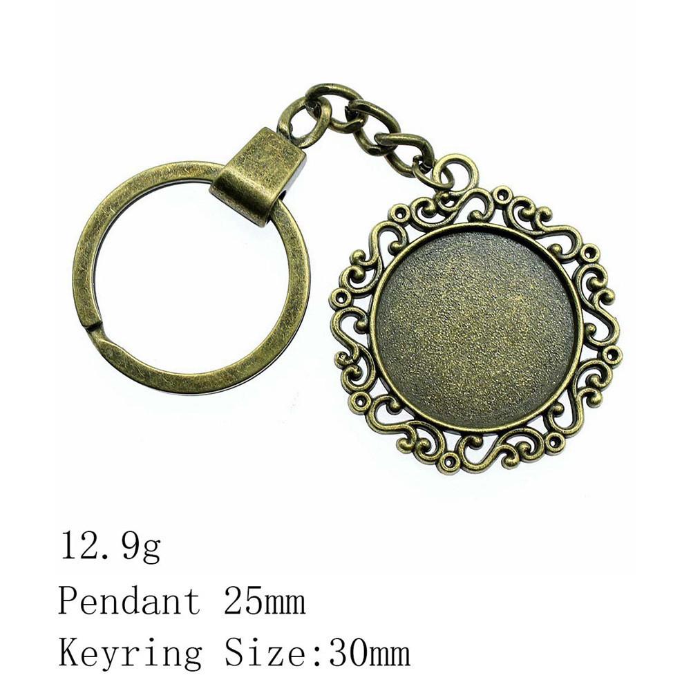 Брелок ко Дню святого Валентина, круглый стеклянный кабошон, подставка для ключей, брелки для ключей, принадлежности для творчества, цепочка для женщин