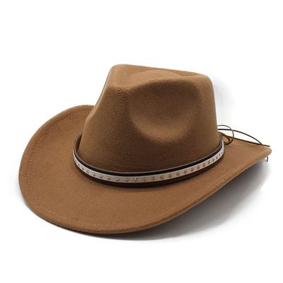 Ретро этнический стиль вестерн ковбойская шляпа мужская и женская джазовая шляпа с плоским краем британская шерстяная шляпа-цилиндр фетровая шляпа