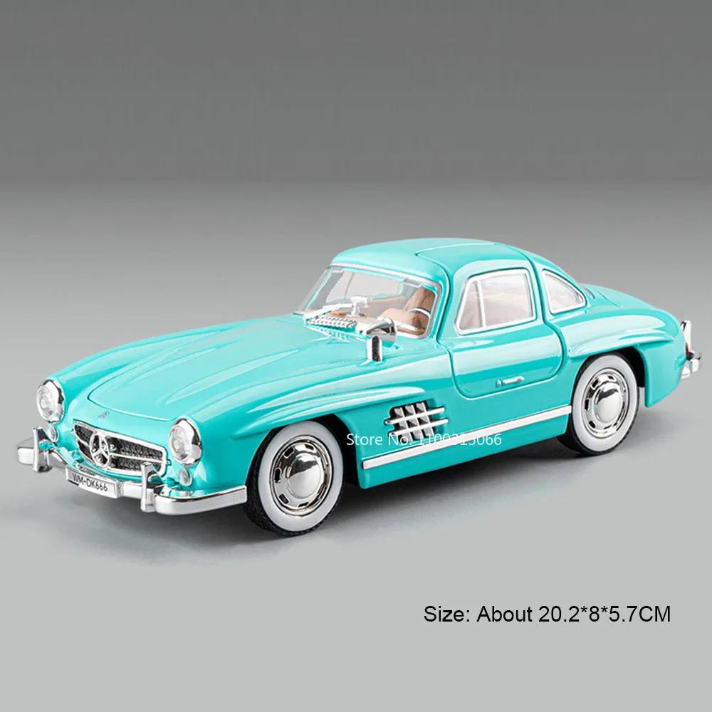 1:22 300SL Lambor V12 GT Автомобили Игрушки Модели из сплава со светом и звуком Миниатюрный Винтажный Автомобиль Оттянуть Назад Транспортные Средства Детские Подарки для Взрослых
