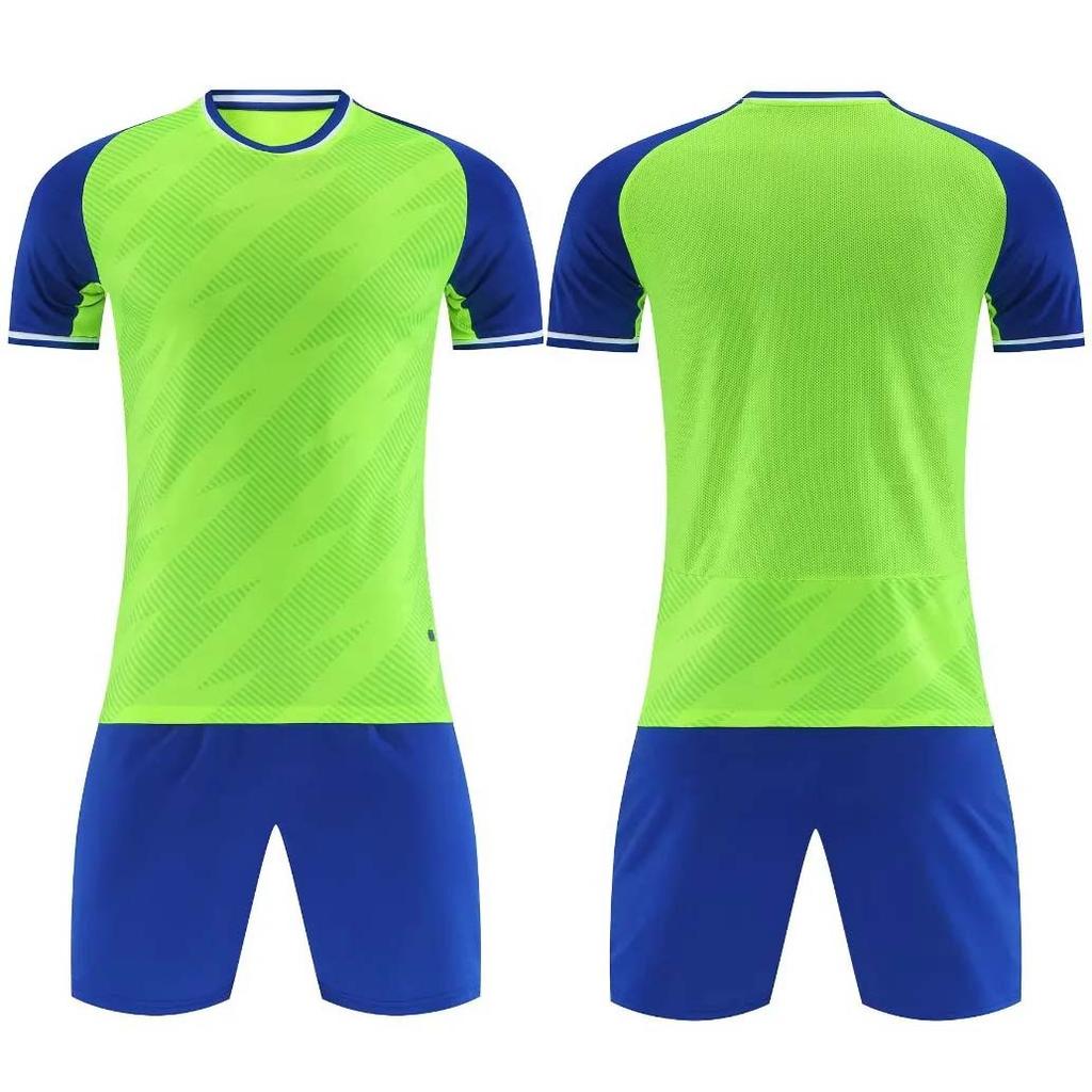 Spot wholesale 2026 new children's football jersey, short-sleeved training jersey, primary school football jersey printing number