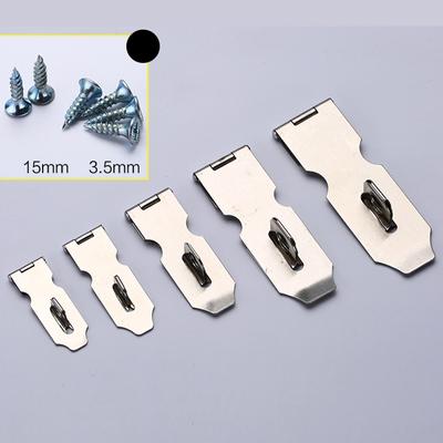 4 шт., защитный замок для дверцы ящика, защелка, скоба из нержавеющей стали, 2 дюйма, используется с 30-миллиметровым замком для деревянной двери ящика шкафа