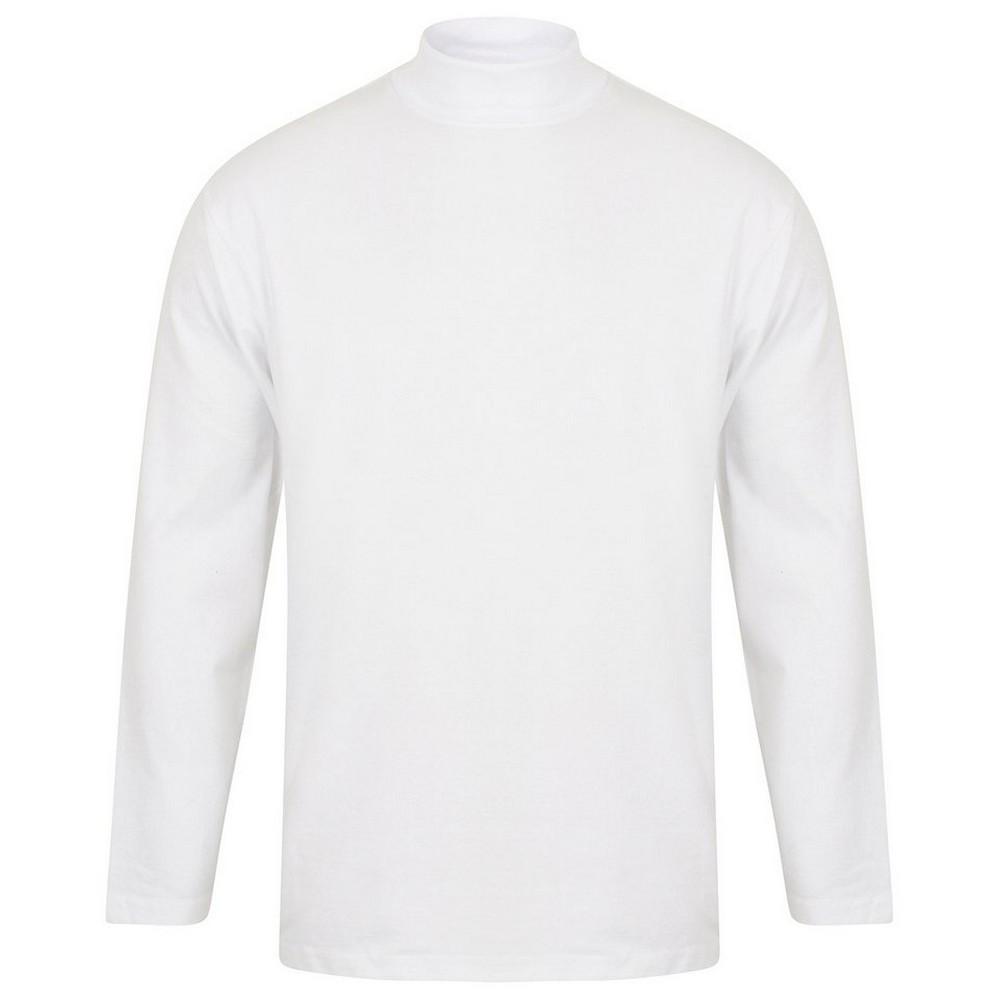 Henbury Mens Roll Neck Long-Sleeved Top