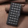 BINFEN COLOR for Samsung Galaxy S23 FE Wallet Case PU Leather Square Grid Cover
