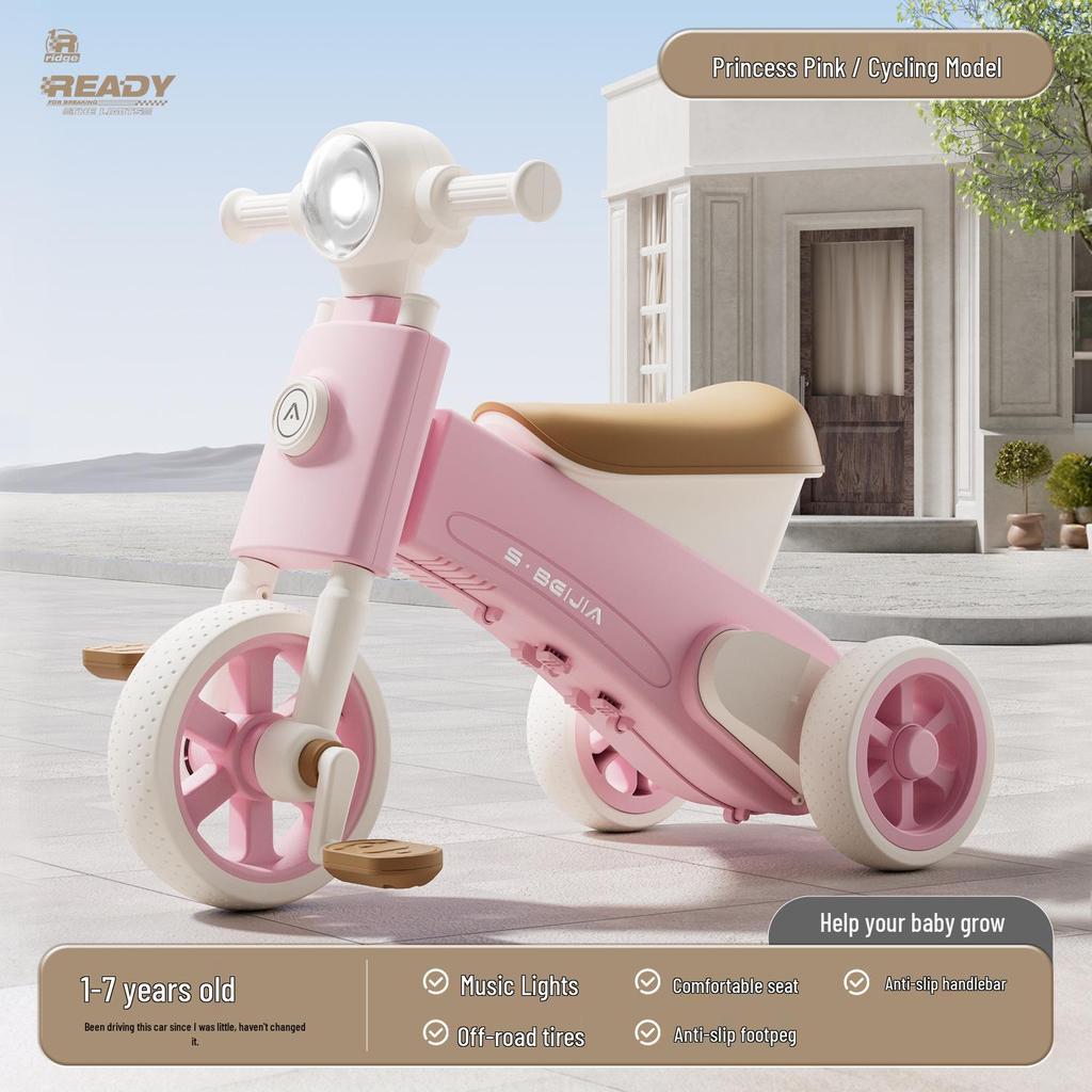 2025 Electric Balance Bike for Toddlers: 1-3 Years, Three-Wheeled, Entry-Level Scooter