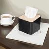 1pc/2pcs-Tissue Box Napkin Holder Case Paper Box Container Bamboo Cover Solid Wood Hotel Storage Box Home Table Decoration