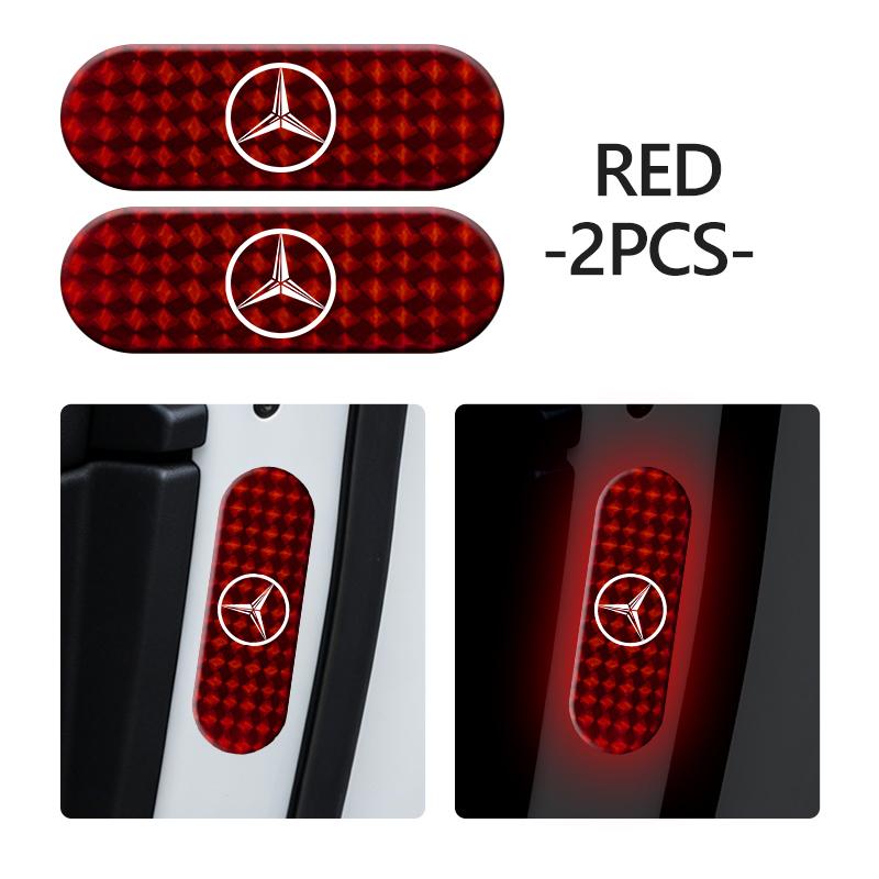 AABIB1 For Benz Car Reflective Stickers Warning Reflective Tape Decorating Accessories Exclusive AMG W124 W203 W204 SPRINTER V CLASS
