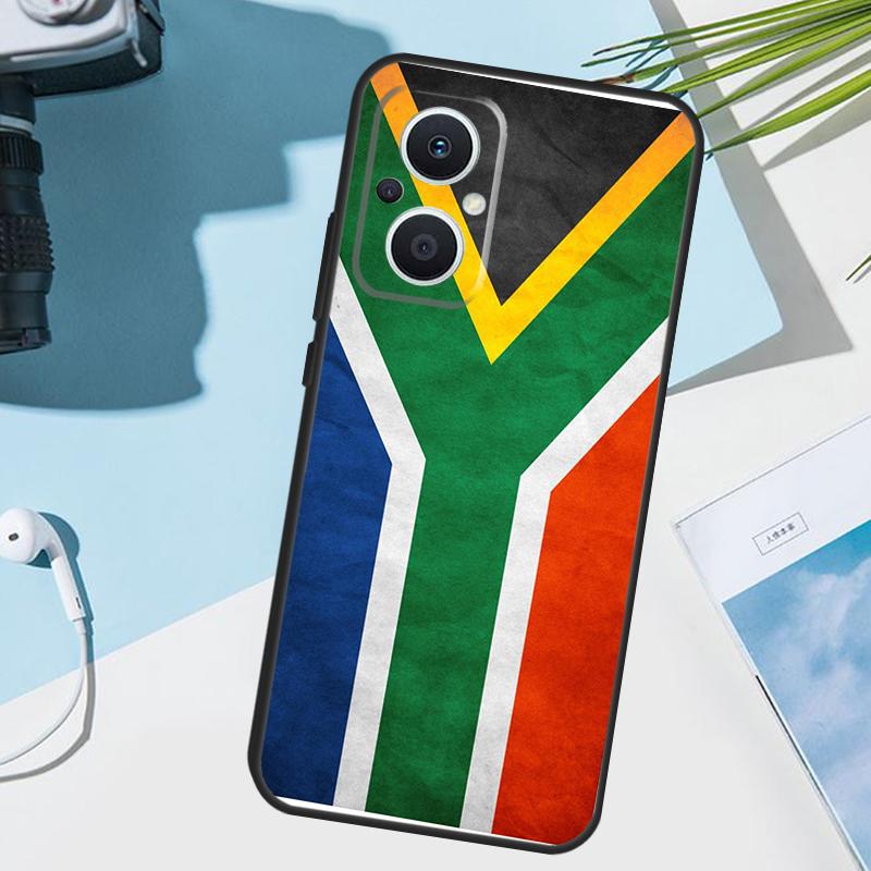 Чехол с флагом ЮАР для OPPO Reno 14 F 13F 12F 11F 10 11 12 13 Pro 7 8 Lite OPPO Find X9 X5 X6 X8 Pro Чехол