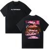Alter Ego Comic Split Tee Kpop Fan T-shirt Summer New Retro Fashion Pure Cotton Men Women Y2K Top Harajuku Cartoon Clothing