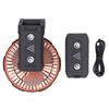 5 Inch Clip On Fan 5200mAh Battery Operated USB Output Cooling Fan for Home Outdoor Office 4 Speeds