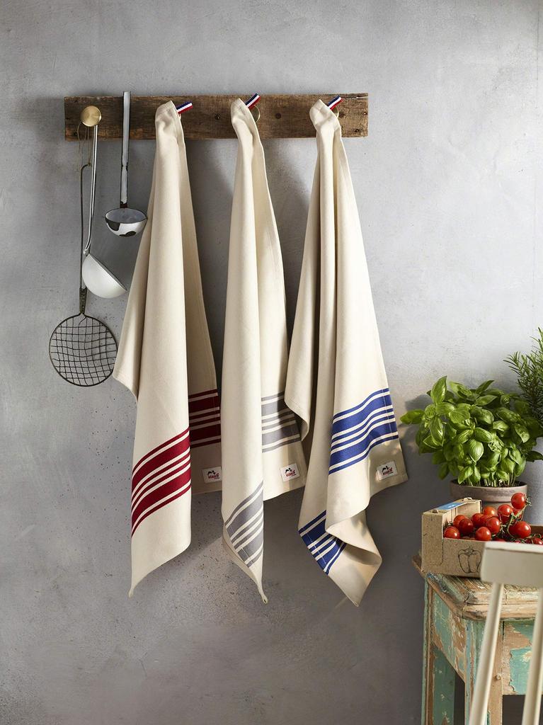 Staub Cloth Blue 70 X Dish Tea Towel Dishcloth Japanese Ktchen Cloth "Kitchen 50cm" [Authorized Product] 40501-317