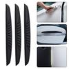 6 шт. универсальные светящиеся защитные полоски для края двери автомобиля, защита для бампера, защита зеркала заднего вида