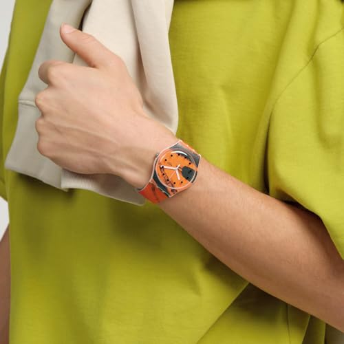 Часы Swatch Barns-Graham's Orange and Red on Pink, SUOZ362