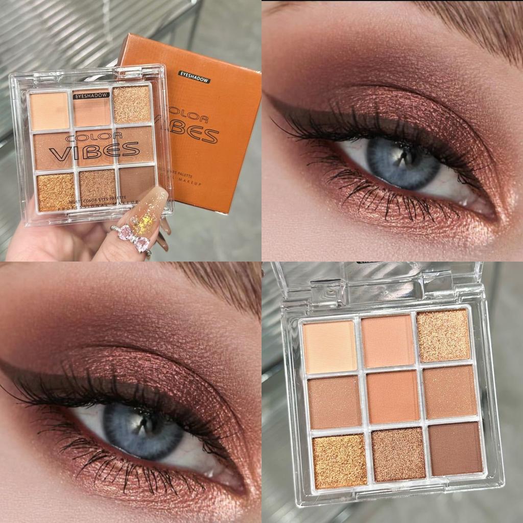 Палитра теней для век Dark Punk Smoky Nine Черно-белый Серый металлик Перламутровый матовый серебристый макияж для вечеринки Сценический макияж