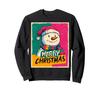 Merry Christmas Snowman Vintage Retro 80s Christmas Sweatshirt