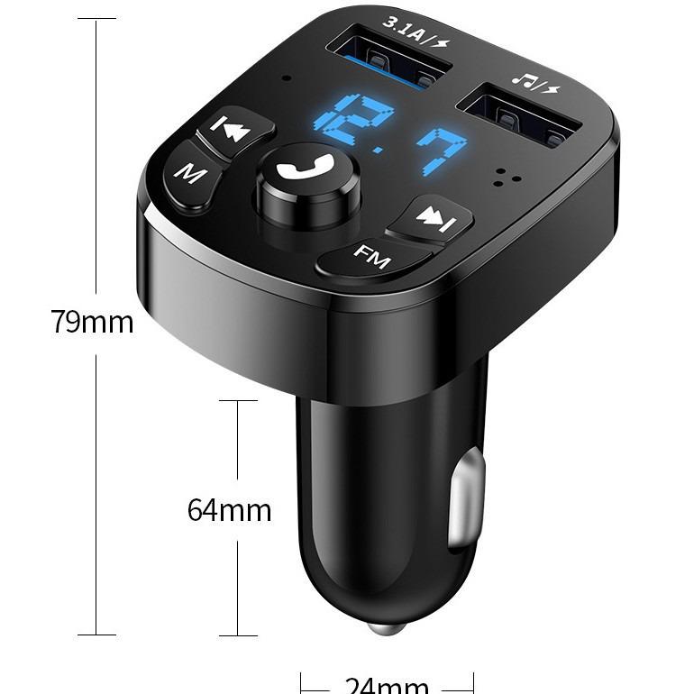 Многофункциональный автомобильный Bluetooth-приемник и MP3-плеер с поддержкой Lossless-звука и быстрой зарядкой