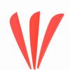 12 PCS 3 Inches Feather DIY Arrow Fletching Accessories for Archery Hunting Shooting(Red)