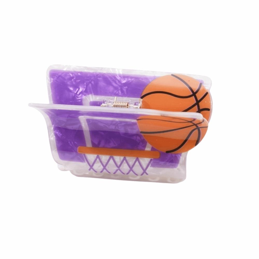 Trendy Style Basketball Print Hair Claw Creative Design Football Hair Clip Casual Wear