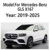 For Mercedes-Benz GLS X167 2019-2025 Car Trunk Cargo Cover Luggage Tray Storage Security Shield Partition Mat Car Accessories