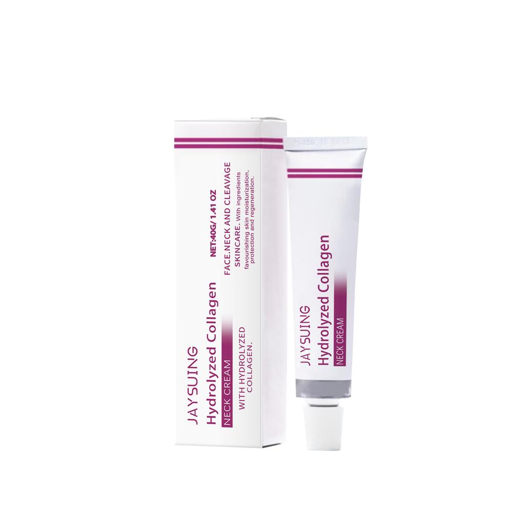 Anti Aging Neck Firming Cream with Hydrolyzed Collagen Peptides for Neck Wrinkles and Fine Lines, 40g