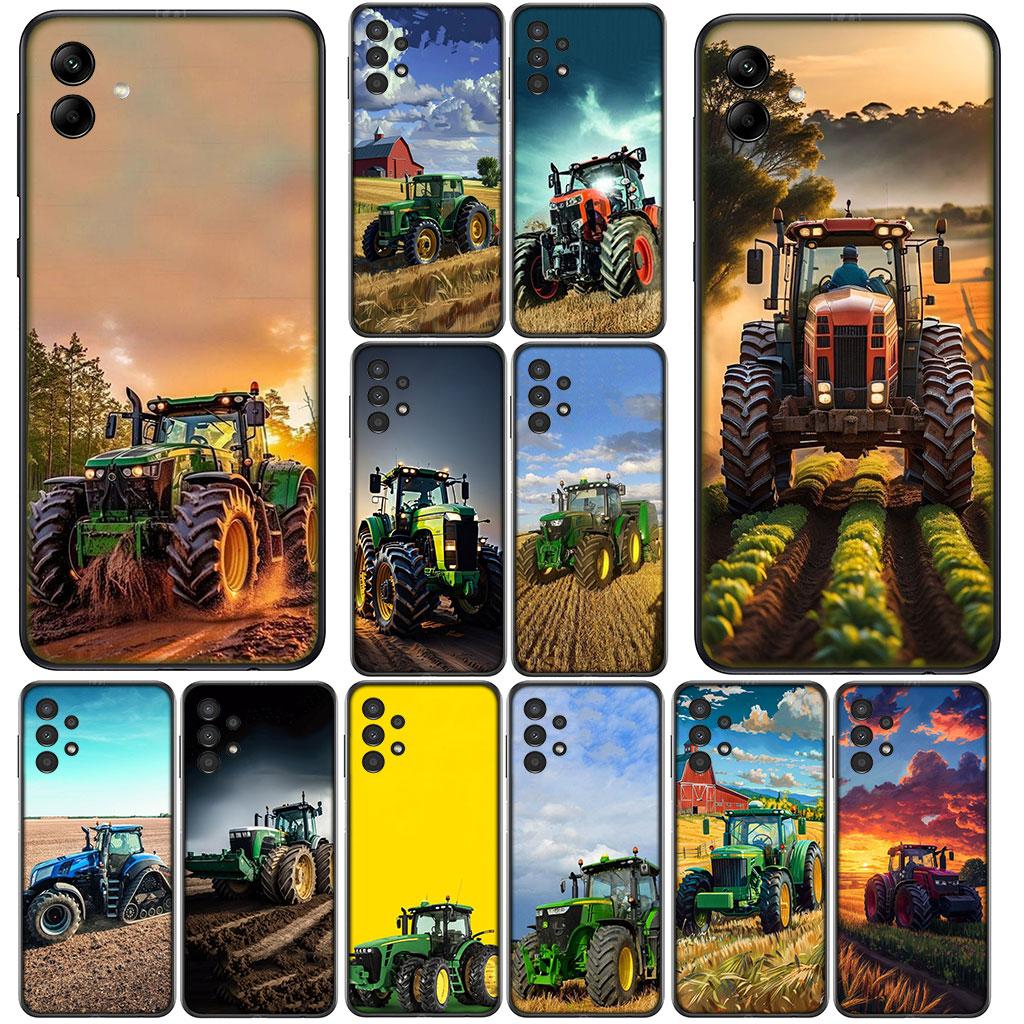Чехол для Xiaomi Poco C71 C65 C61 X7 X6 X5 M6 M7 F6 F7 F8 Ultra Pro C75 Корпус Чехол для телефона Сельскохозяйственная техника Трактор Поле