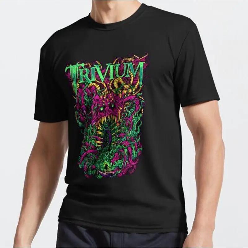 New Trivium Logo Perfect T Shirt Made In Usa Size S 5xl