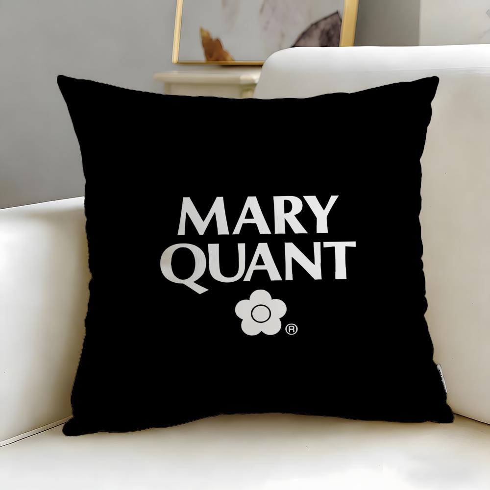 classic fashion designer Mary Quant Cushion Cover Soft  EasyWash Pillow Case  Versatile for Couch Bed Travel and Office