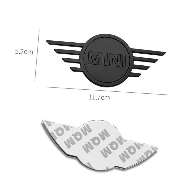 3D Car Chrome Emblem Sticker Auto Trunk Decoration Badge Label For BMW MINI WORKS One Cooper JCW R60 R59 R58 R57 R56 R55 R53 R52
