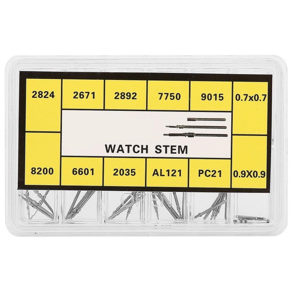 Various Types Watch Stem Extender With Storage Box Winding Stem Extender For Repair Workers