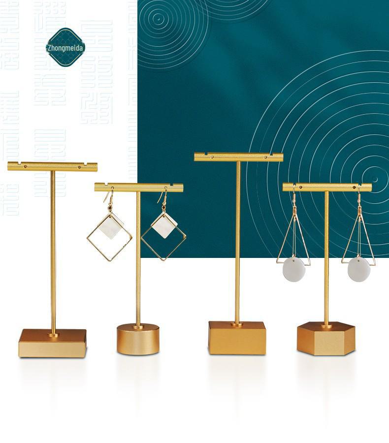 Креативная металлическая стойка для демонстрации и хранения сережек Zhongmeida