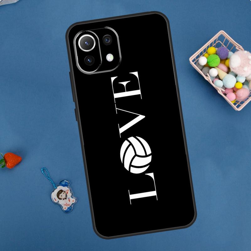 Love Play Volleyball Case For Xiaomi 11T 12T 13T 14T Pro 13 14 15 Ultra POCO X7 Pro X3 X5 X6 M6 F5 F6 Pro Cover