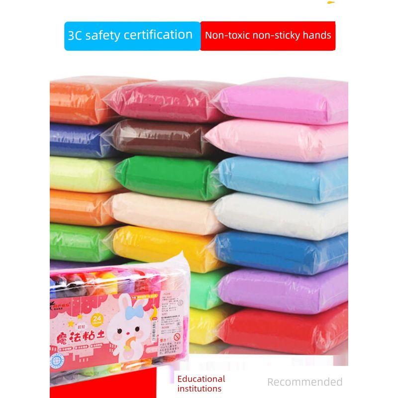 Сделай сам 24 цвета Детская нетоксичная ручная работа Сверхлегкая глина