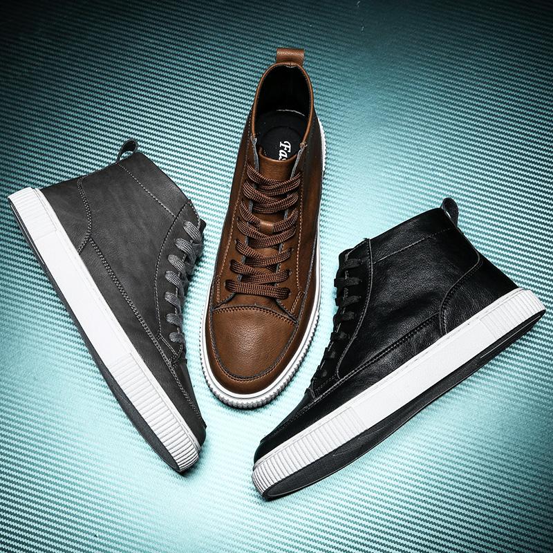 Высококачественные легкие нескользящие мужские ботинки 2024 года, новая мужская повседневная обувь, модная удобная дышащая деловая обувь 44