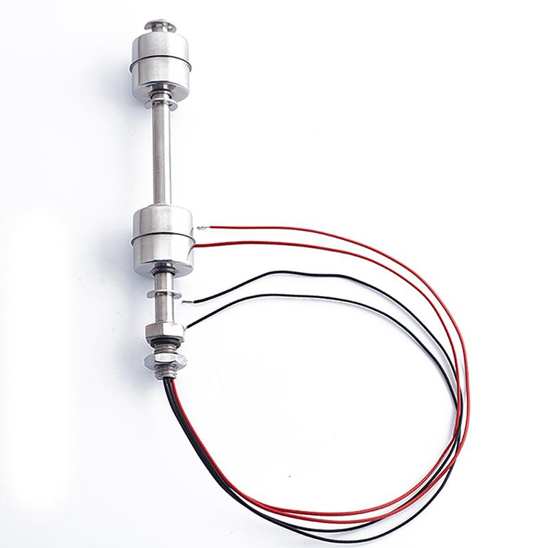 Stainless Steel Double Ball Float Switch Tank Liquid Water Level Flow Sensor