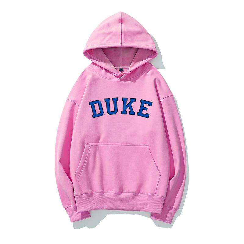Толстовка с капюшоном Duke Printed с длинным рукавом, простая однотонная толстовка с капюшоном, осенняя женская уличная толстовка с капюшоном, модная одежда унисекс, индивидуальные топы унисекс