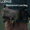 Fishing Tackle Waterproof Bag Outdoor Waist Fanny Pack Capacity Crossbody Bag Fishing Lures Line Box Storage Accessories
