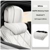 For Xpeng Luxury Nappa Leather Latex Car Headrest Pillow Fit P7 P7+ X9 M03 L03 GX P5 G3i G6 G9 Breathable Car Lumbar Support
