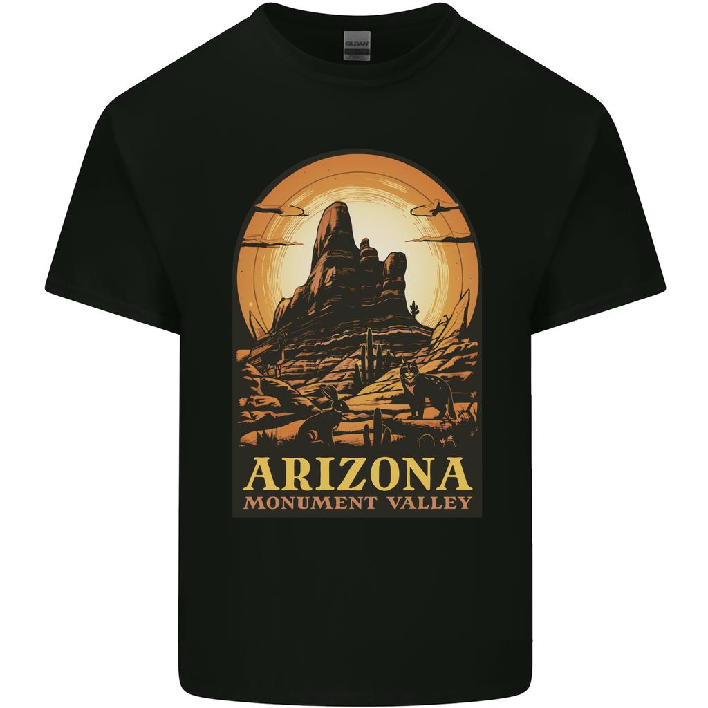 Arizona MonuUnisext Valley USA Unisexs Light Cotton TShirt