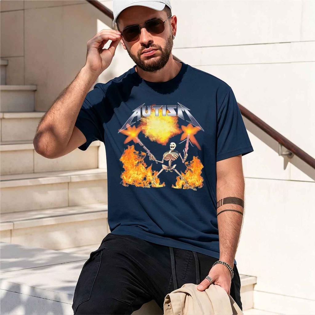 Autism Tshirt Casual Short Sve Tee Shirt Humor Printed Retro Short Sve T Shirt Unisex Streetwear S 2026 New Model Shortsleeve