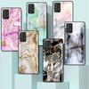 Чехол из мраморного стекла для Samsung Galaxy A52 A71 A50 A51 A70 A21s A31 A72 A10 A12 A30 A22 5G, чехол для телефона