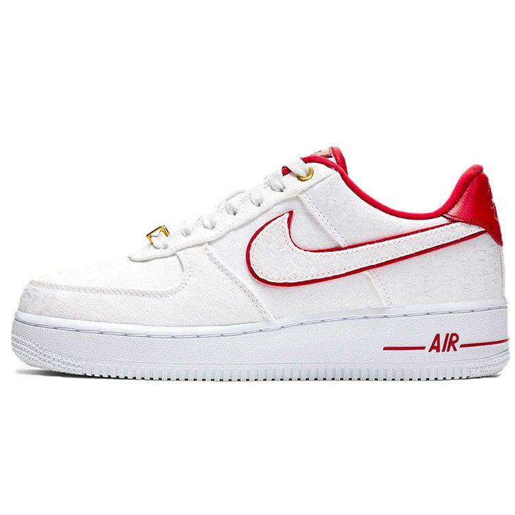 Nike Air Force 1 Low Lux Белый Красный Женские 898889-101
