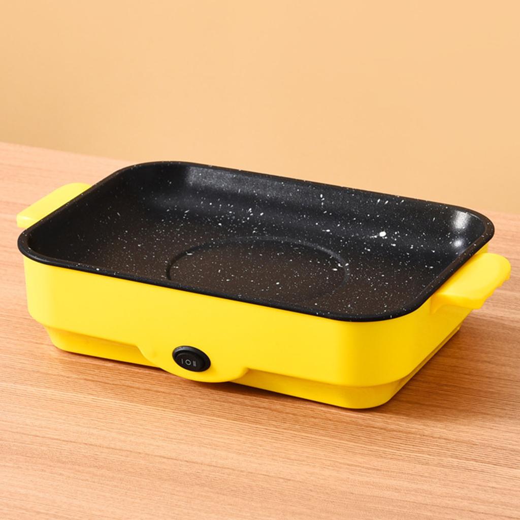 Электрическая антипригарная многофункциональная сковорода-гриль для приготовления пищи в помещении.  