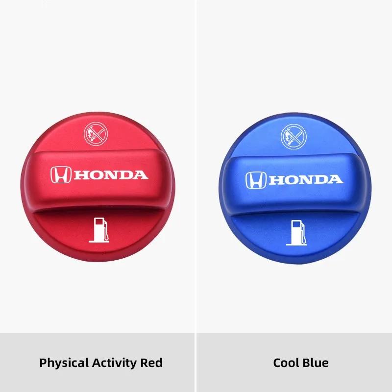 Car Fuel Tank Cap Cover Frosted Aluminum Alloy Lid Auto Accessories For Honda Civic DAccord Fit Jazz CRV BRV HRV Insight Pilot