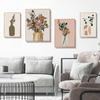 Nordic Simple Decoration of Flower Arrangement Vases Painting Art Aisle Living Room Picture Wall Poster Modern Canvas Print