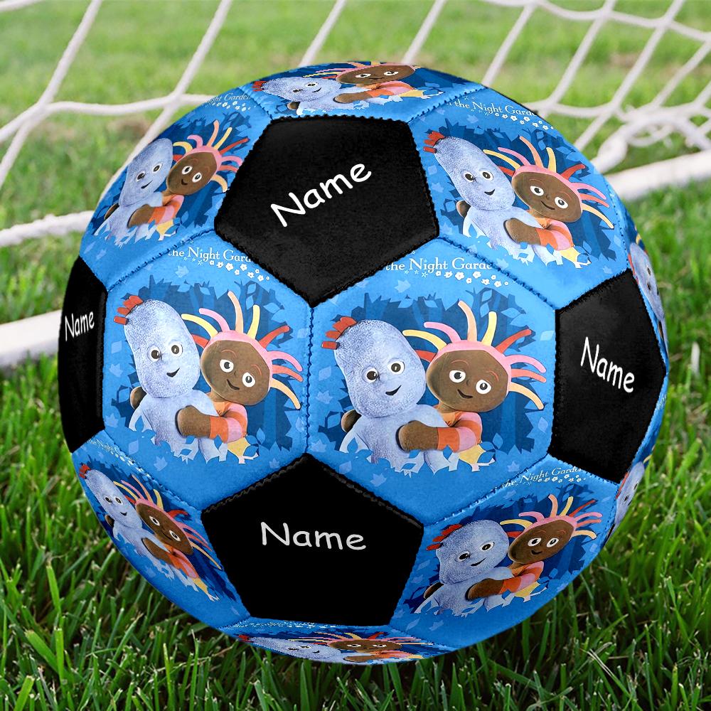 Custom Name In the Night Garden Theme Size 5 Soccer Ball, Suitable for Both Indoor and Outdoor Matches, a Gift Suitable for Everyone.