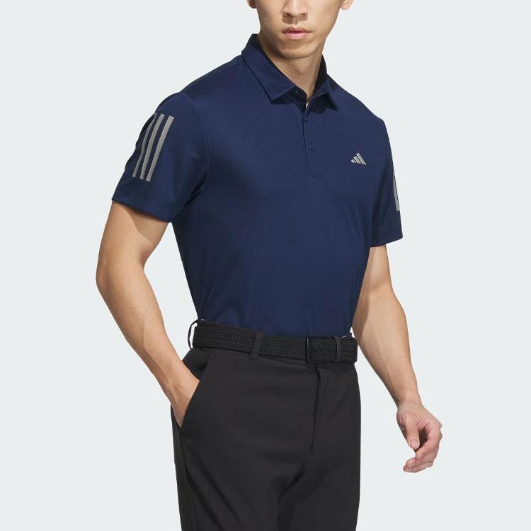 Adidas Aeroready 3-Stripes Polo Shirt Men Polo Shirts Navy-Blue IN6630