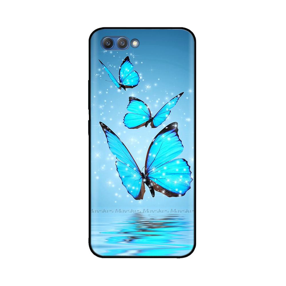 For Capa Huawei Honor 10 Case Cover Soft Silicone Phone Back Phone Case for Huawei Honor V10 VIEW 10 Bumper Protective Cases
