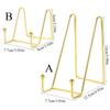 Подставка для картин Настольный органайзер Кронштейн Золотые стойки Стеллаж для хранения Стенд-дисплей Металлическая стойка