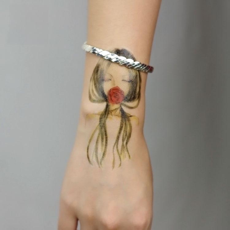 Водонепроницаемые цветные наклейки-татуировки для всех возрастов